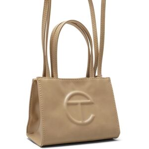 Cream small telfar shopper
